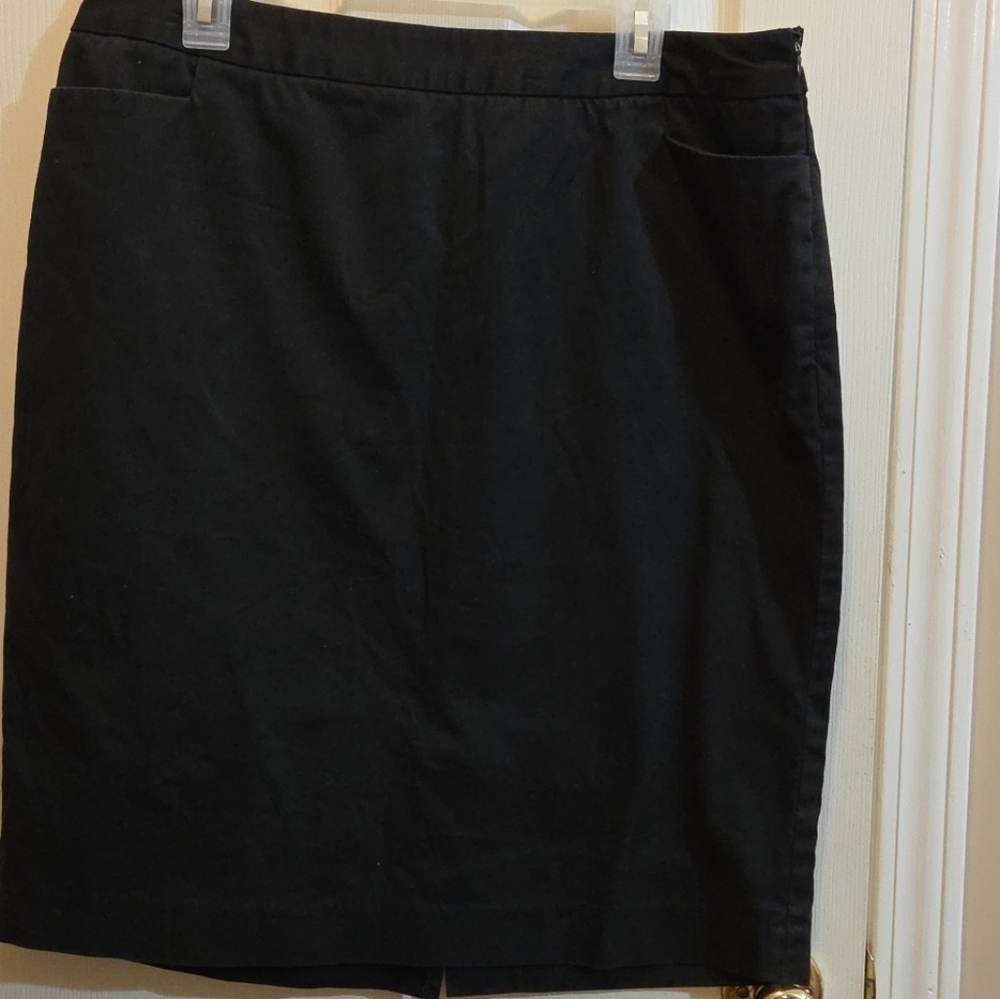 Dockers Black Pencil Mini Skirt 14